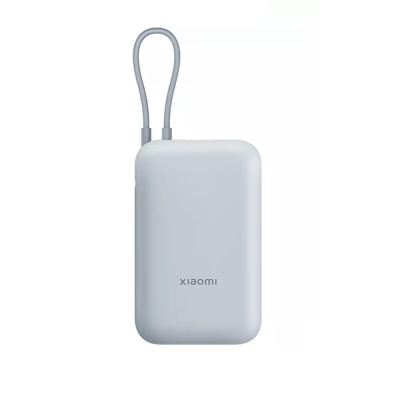 Портативный аккумулятор Xiaomi Mi Power Bank With Cable USB-C 10000 mAh Pocket Version (P15ZM) Blue
